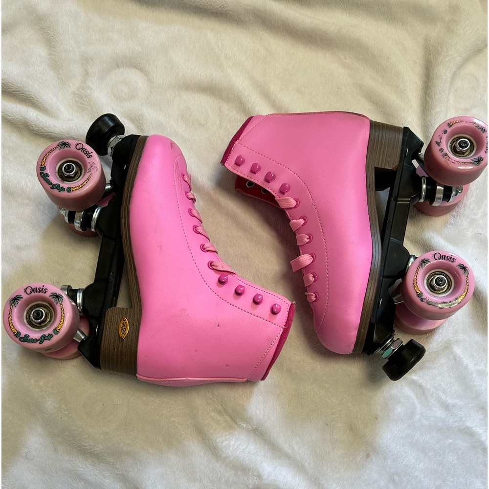 Sure grip pink roller skates
Live on other websites conatct before buying!! US 5